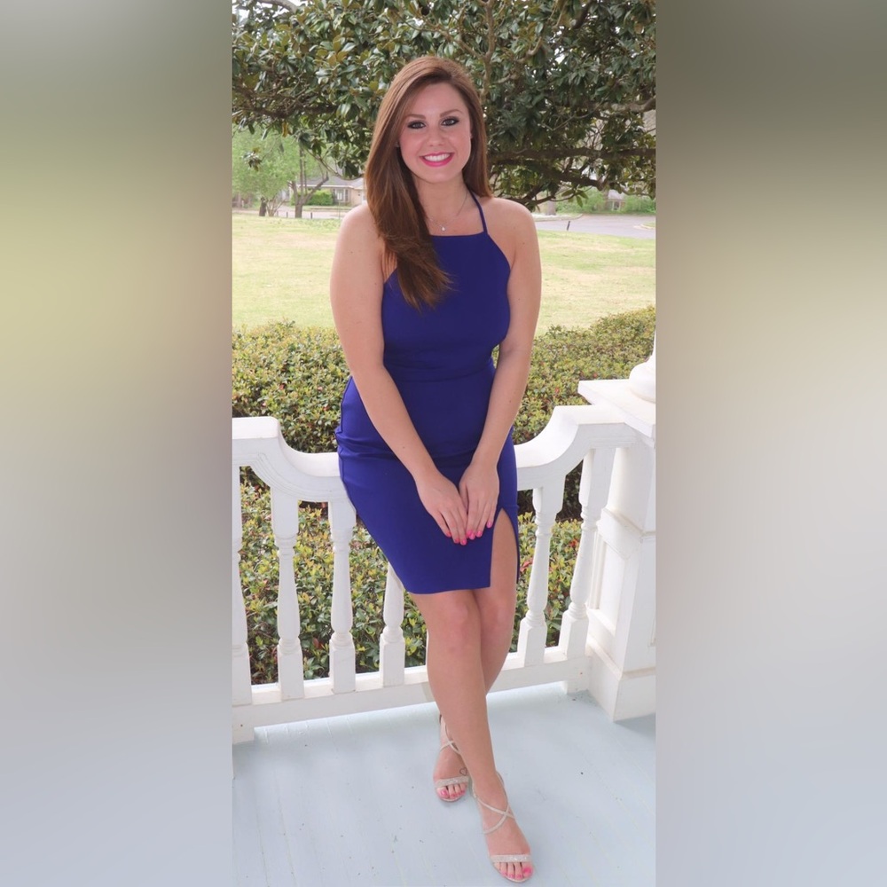 Ralph Lauren royal blue dress